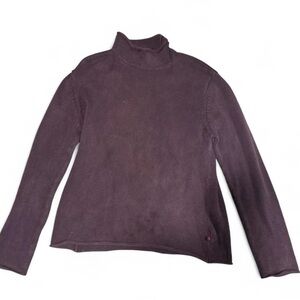 Dark Brown DKNY Mockneck Sweater